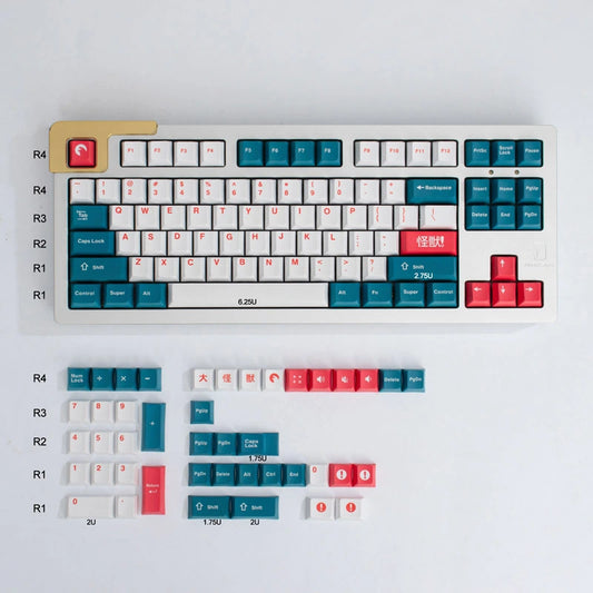GMK Kaiju PBT Dye-Subbed Keycaps (Clones)