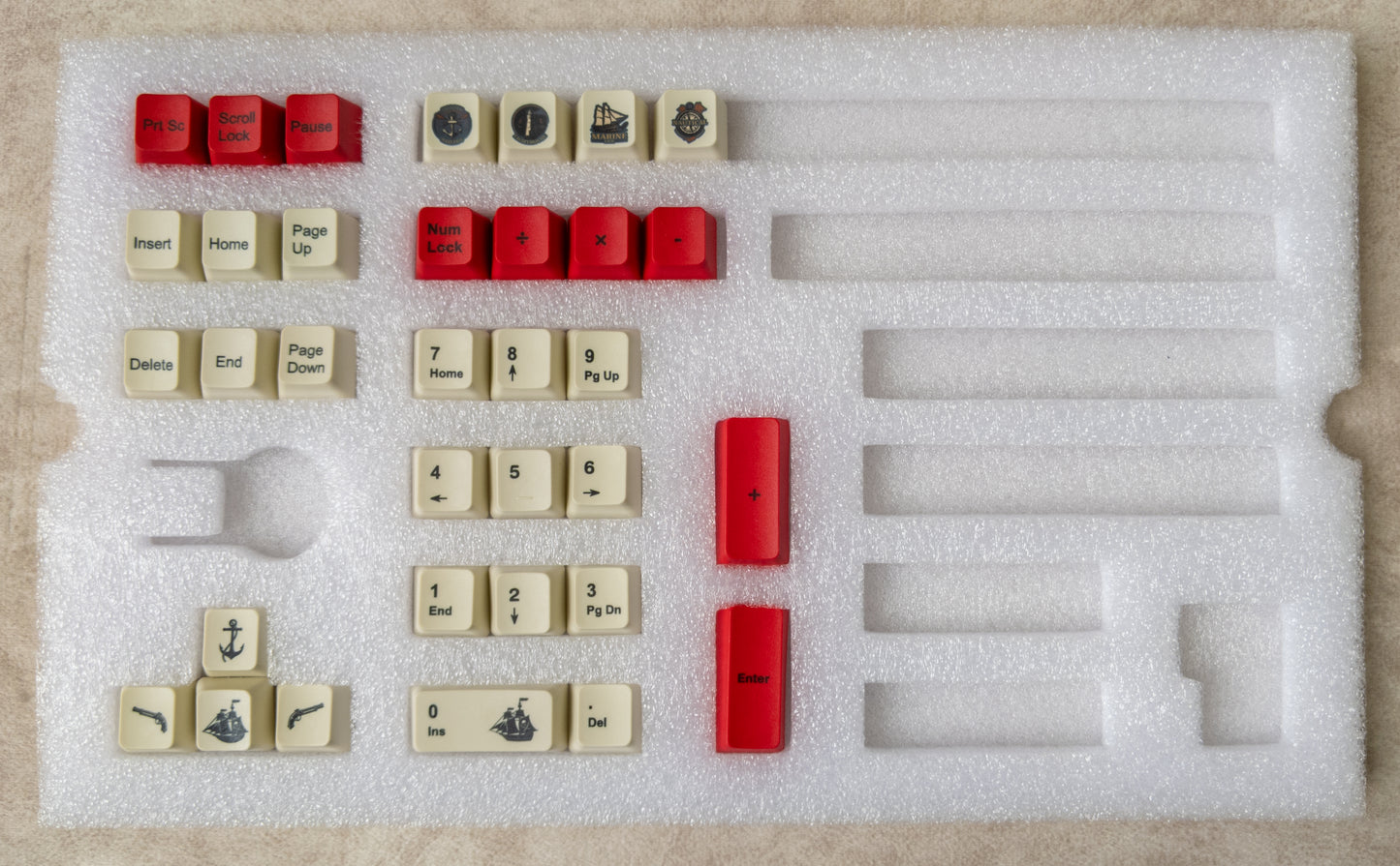 GenesisPC Pirate Themed Keycaps