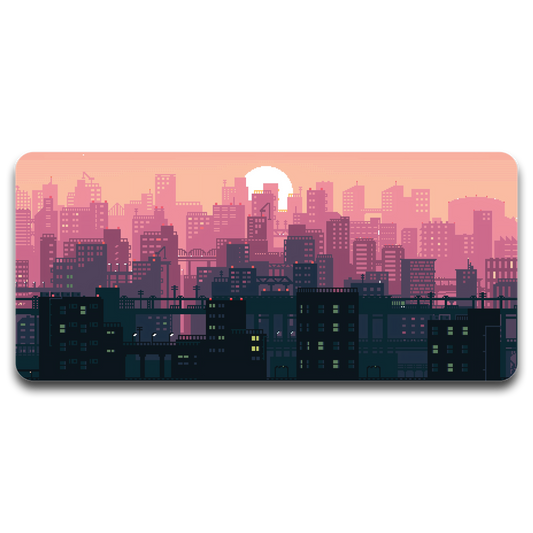 ClickyDuck 8Bit Metropolis Deskmat/Mousepad