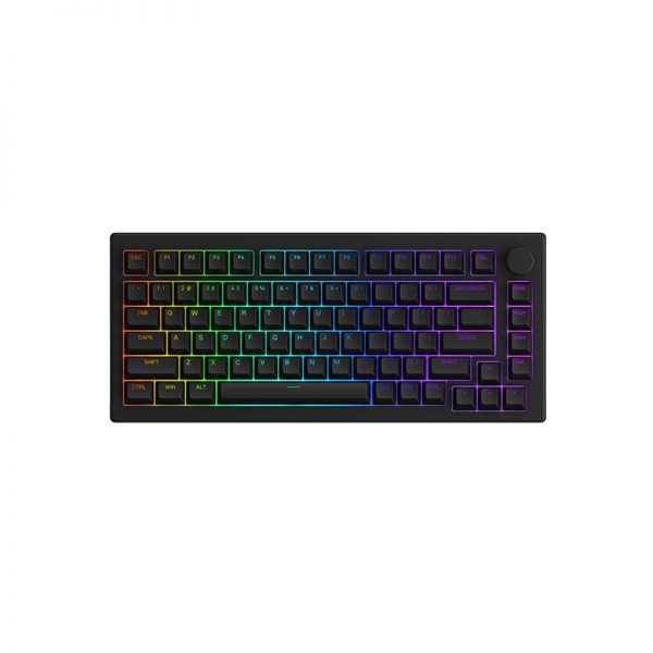 Akko ASA Shine-Through Keycap Set (Black)