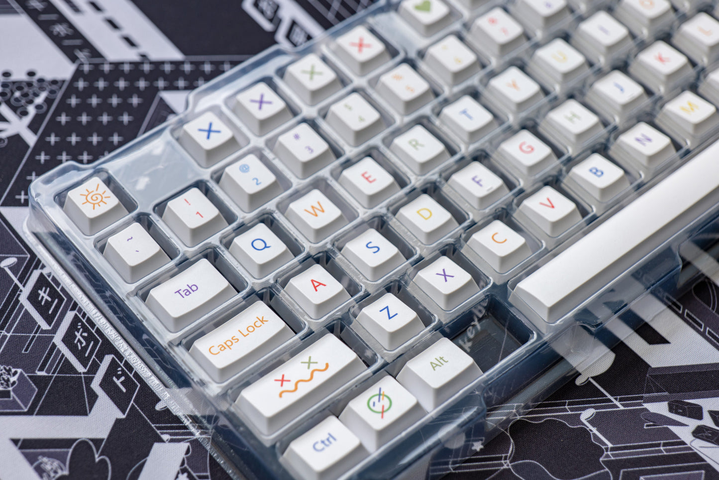 GenesisPC Color Pen Themed Keycaps