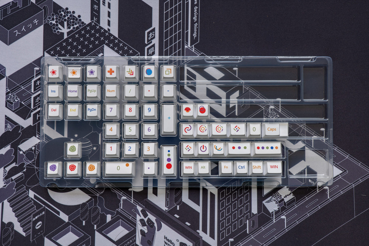 GenesisPC Color Pen Themed Keycaps