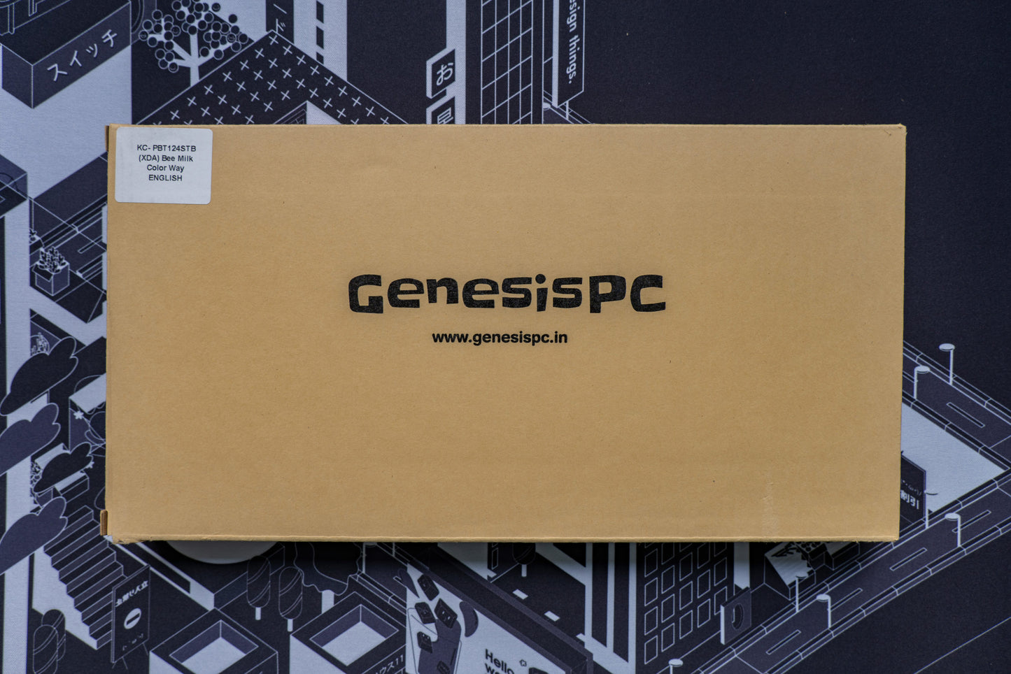 GenesisPC Bee Milk Themed Keycaps