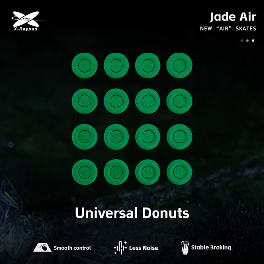 Xraypad Jade Air Mouse Skates – Universal Donuts Less Noise