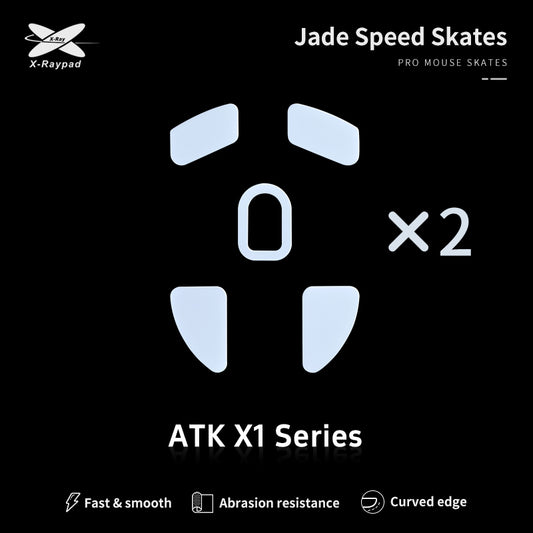 Xraypad Jade mouse skates for ATK Blazing Sky X1 Series