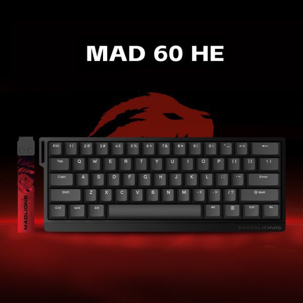 MADLIONS MAD60 HE Series Hall Effect Keyboard For Gaming