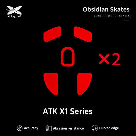 Xraypad Obsidian mouse skates for ATK Blazing Sky X1 Series