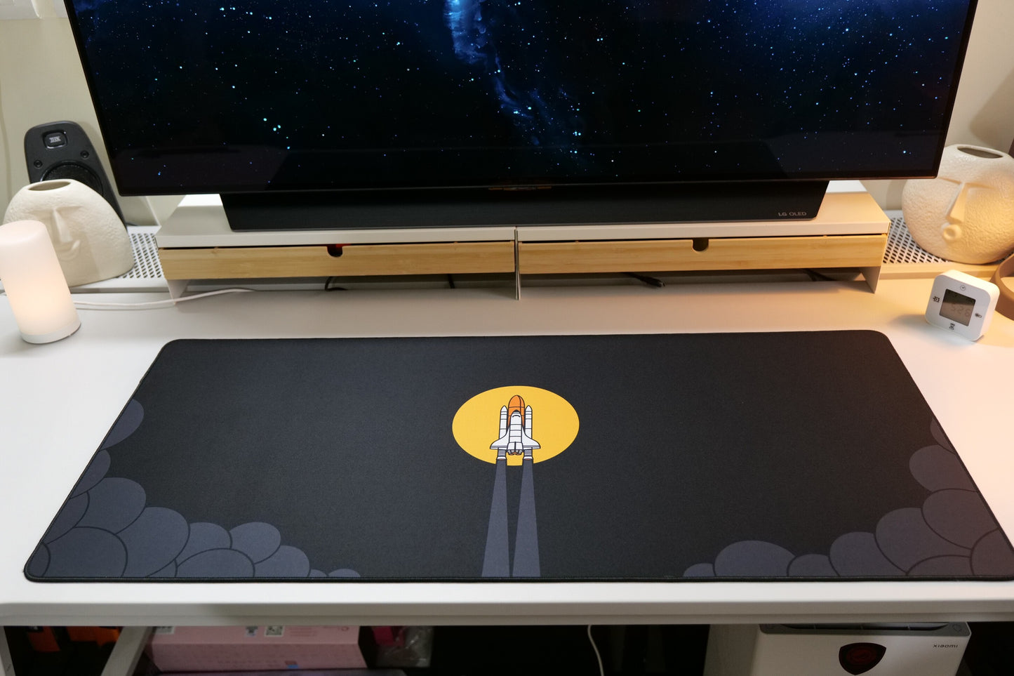 ClickyDuck Space Shuttle Deskmat/Mousepad