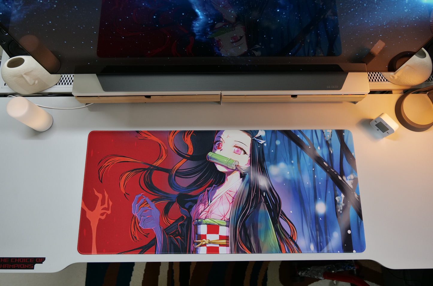 ClickyDuck Demon Slayer Nezuko Deskmat/Mousepad