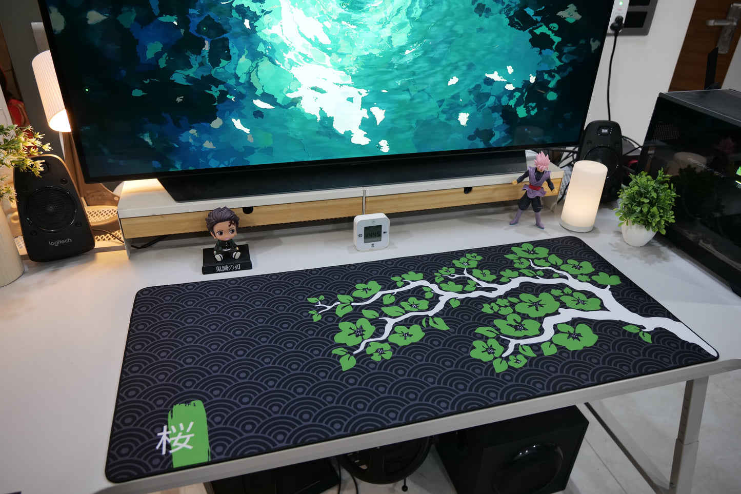 ClickyDuck Sakura Deskmat/Mousepad