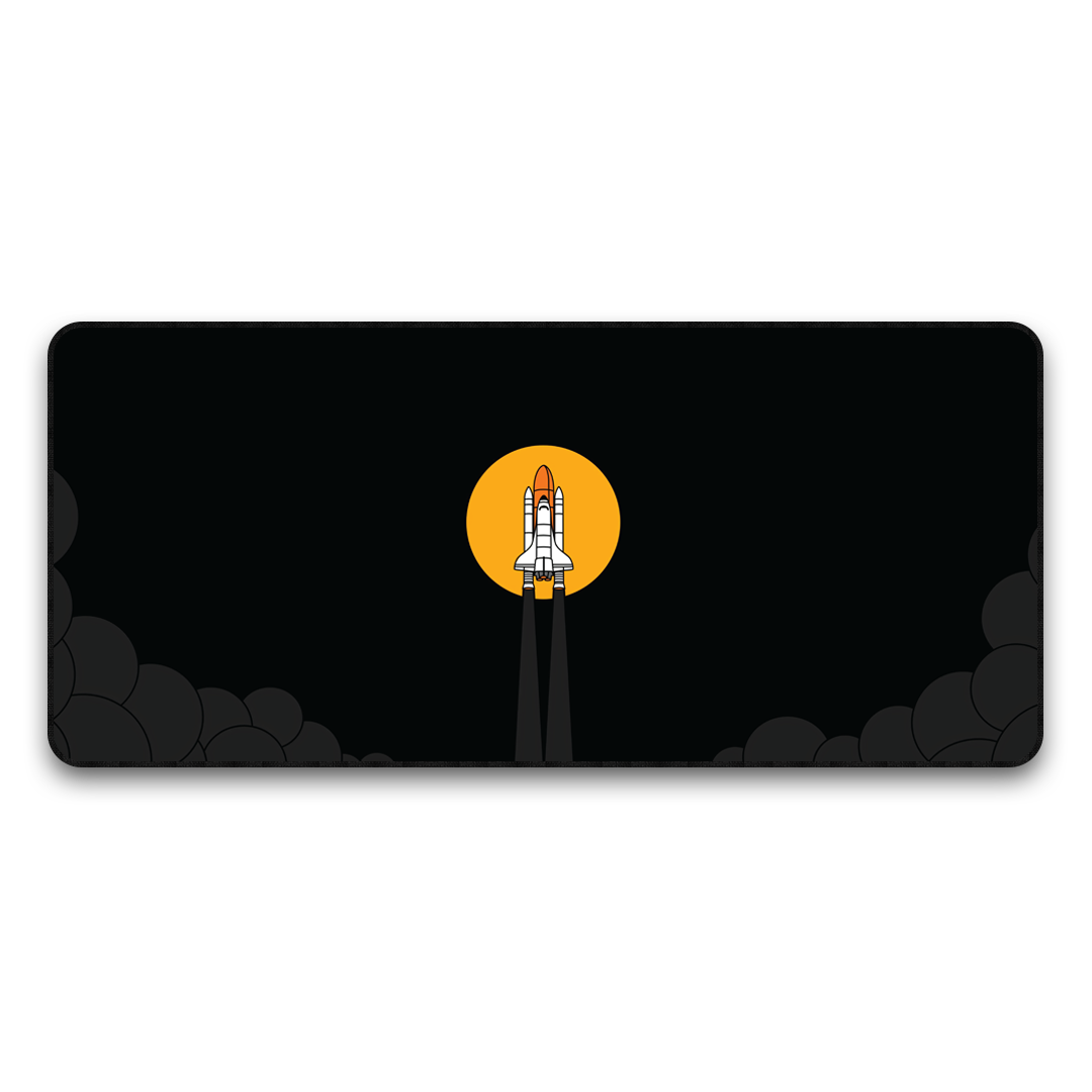 ClickyDuck Space Shuttle Deskmat/Mousepad