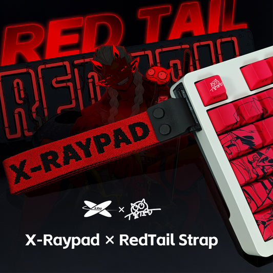 Xraypad Cerberus X Teru RedTail Limited Edition Keycaps