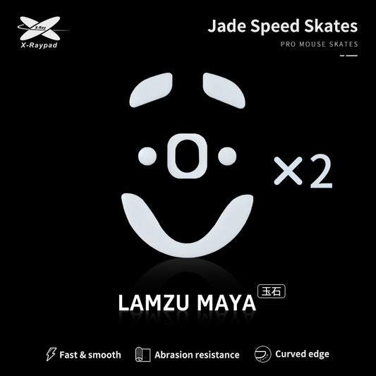 Xraypad Jade mouse skates for Lamzu Maya