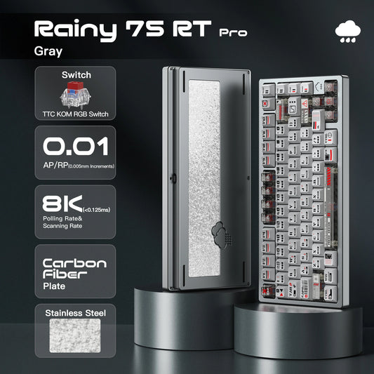WOBKEY Rainy 75 RT Magnetic Halleffect Aluminium Keyboard