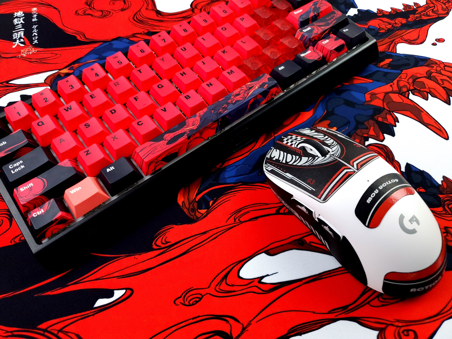 Xraypad Cerberus X Teru Limited Edition Keycaps