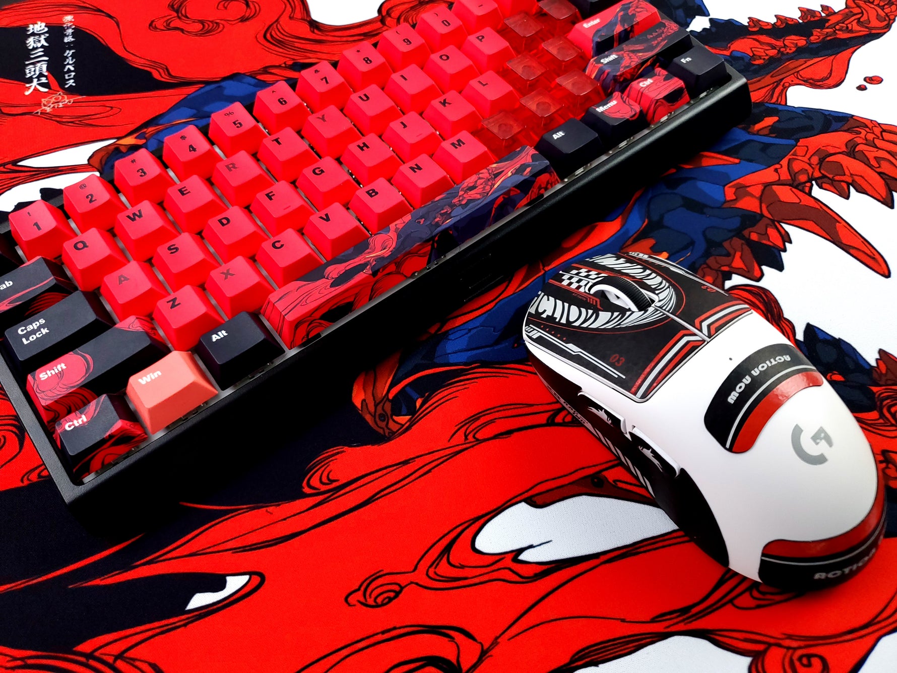 Xraypad Cerberus X Teru Limited Edition Keycaps