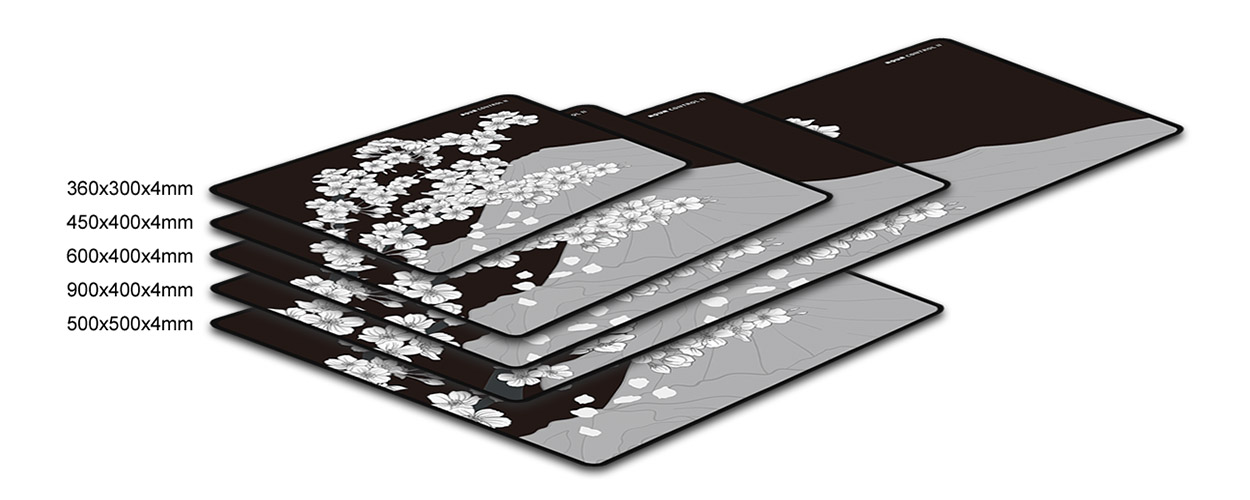 Xraypad Aqua Control II Sakura Night Sizes
