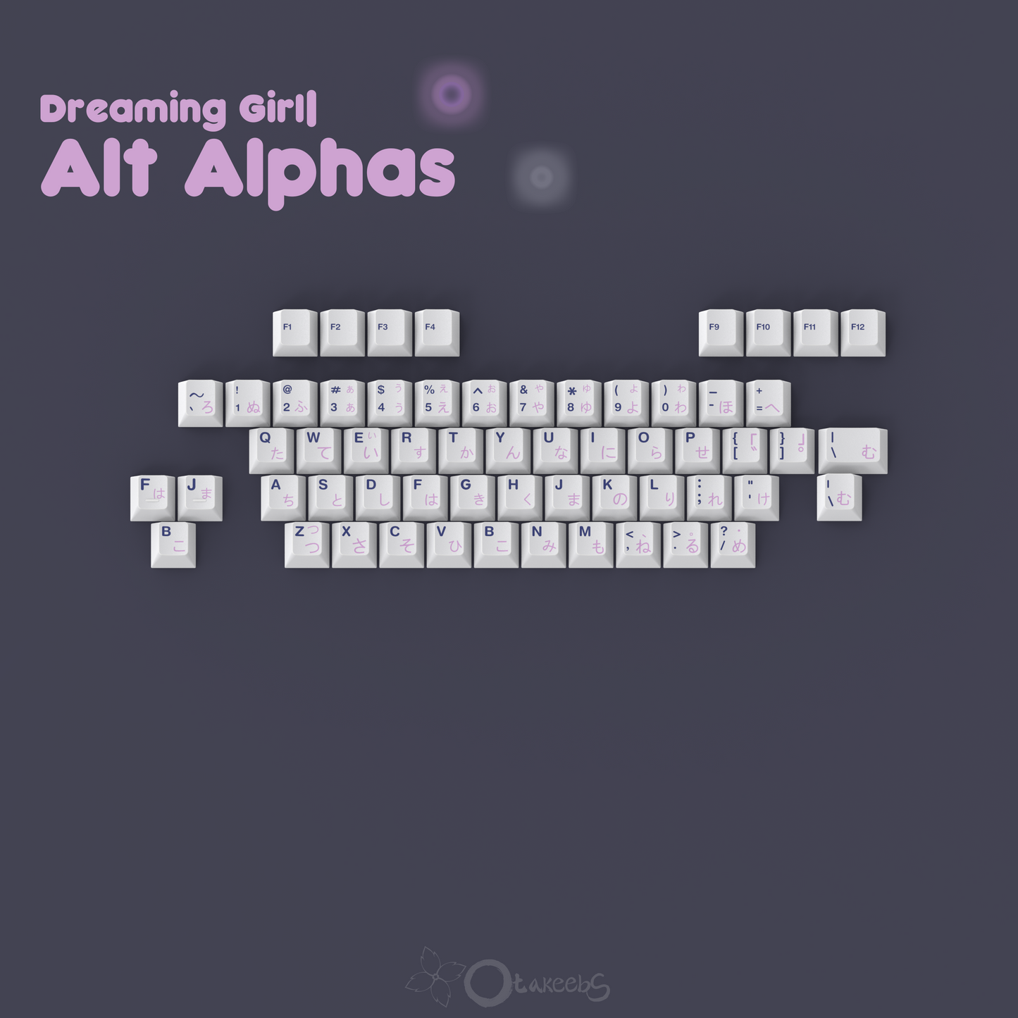 JTK Dreaming Girl Keycaps