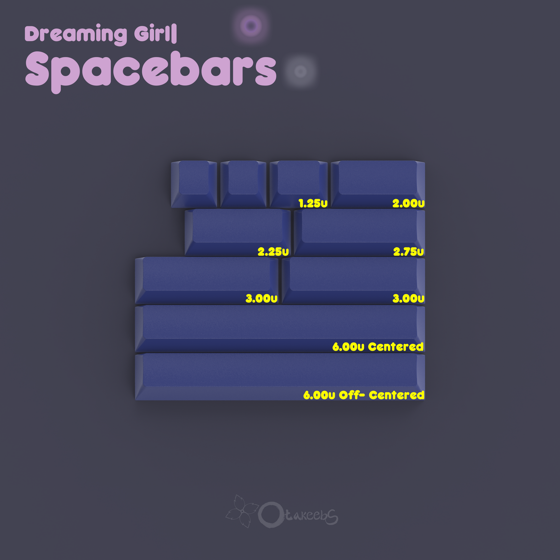 JTK Dreaming Girl Keycaps