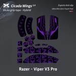 X-Raypad Cicada Wings V2 Slicks Grip For Razer Viper V3 PRO