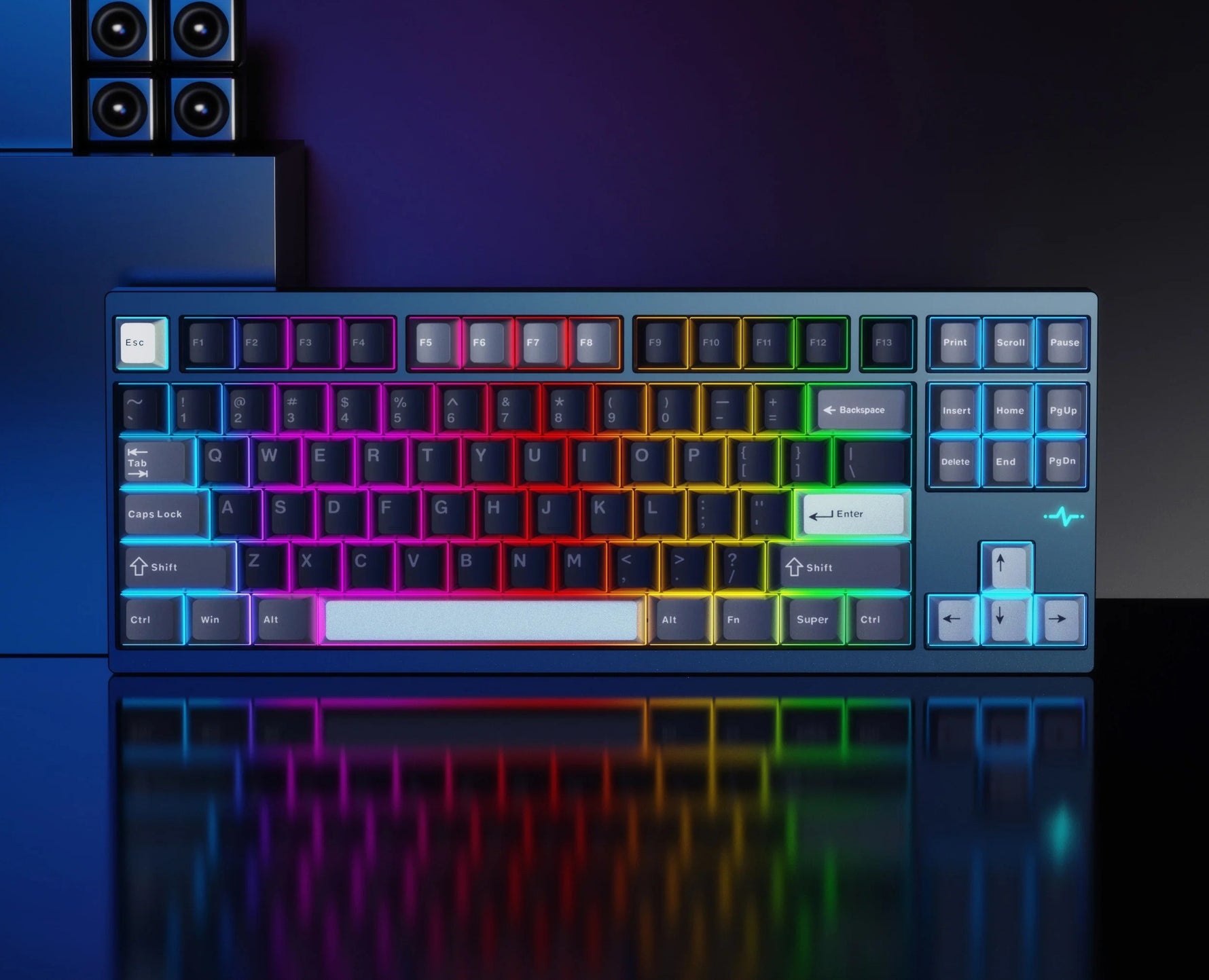 WOBKEY Crush 80 Reboot Pro Tri-mode Wireless Mechanical Keyboard
