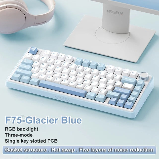 Alua D75 Aula F75 75% Gasket Wireless Mechanical Keyboard – GenesisPC