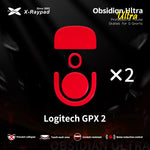 Xraypad Obsidian Ultra Skates For Logitech G Pro X Superlight 2