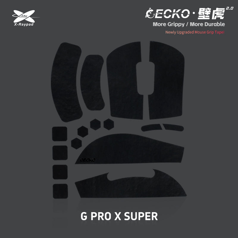 Xraypad Geckos V2 Slicks Grip Tape for Logitech GPX/GPX2