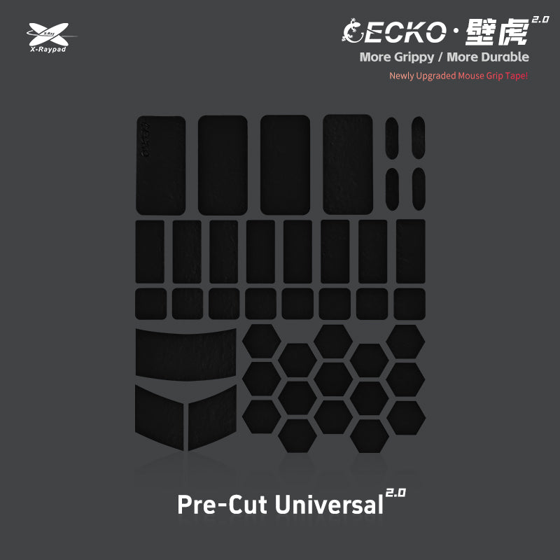 Xraypad Geckos V2 Slicks Universal Pre-cut Grip Tape