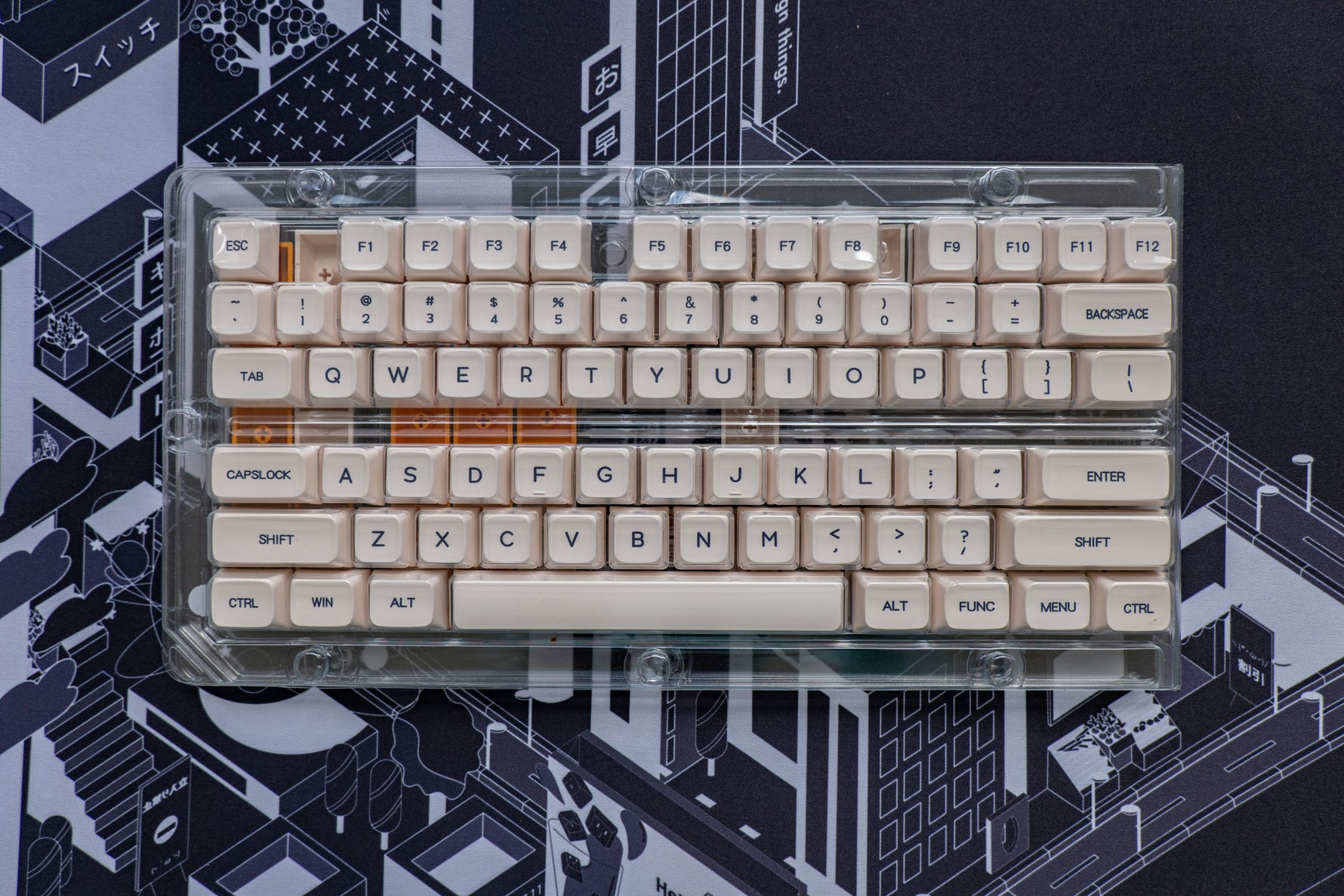 GenesisPC Bee Milk Themed Keycaps (EN/EN JP)