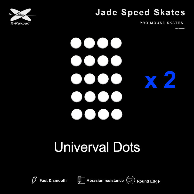 Xraypad Jade DIY Mouse Skates – Universal 0.8mm PTFE Dots