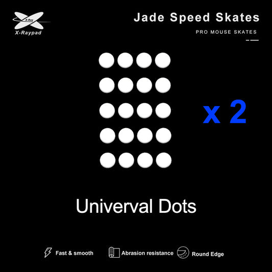 Xraypad Jade DIY Mouse Skates – Universal 0.8mm PTFE Dots
