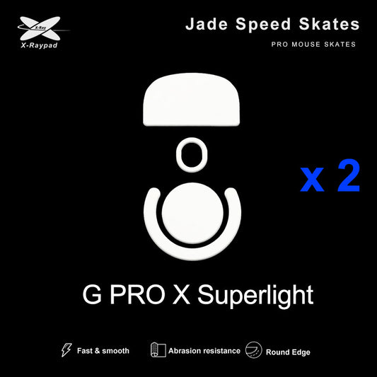 Xraypad Jade Skates For Logitech G Pro X superlight