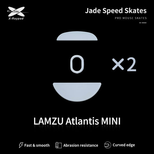 Xraypad Jade Skates For Lamzu Atlantis Mini