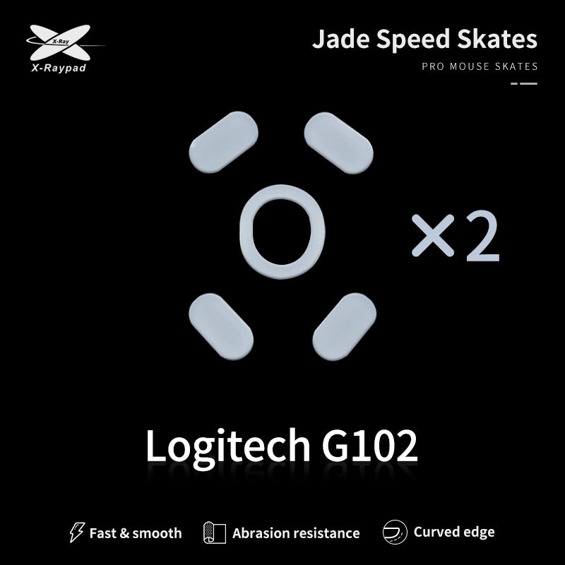 Xraypad Jade skates for Logitech G102/GPro/G203