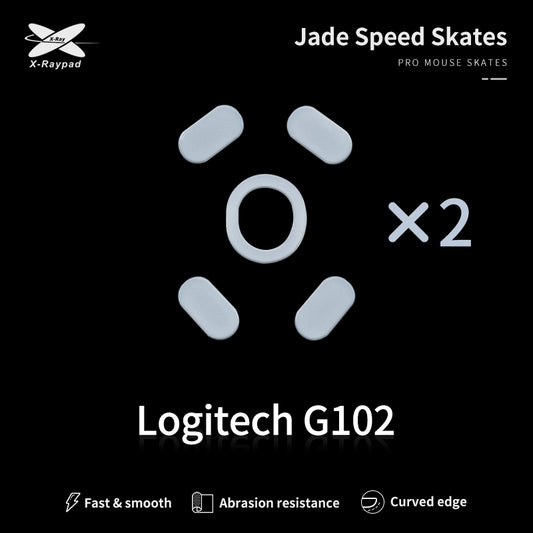 Xraypad Jade skates for Logitech G102/GPro/G203