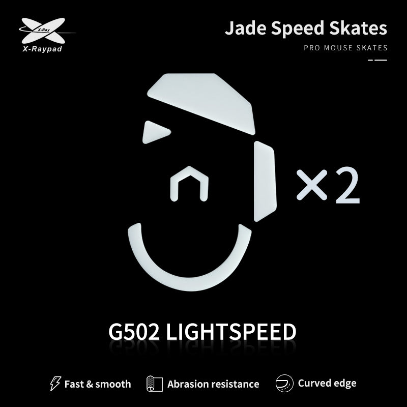 Xraypad Jade mouse skates for Logitech G502 Lightspeed