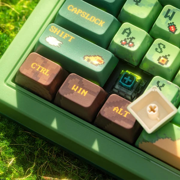 8BitDo Retro 87 Mechanical Keyboard - Forest Wonder