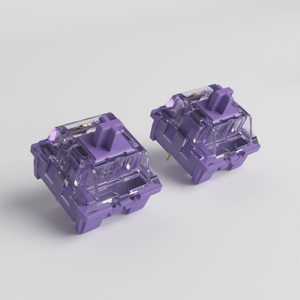 Akko CS Lavender Purple Switch (Tactile 45pcs) Hand lubed and Non-Lubed