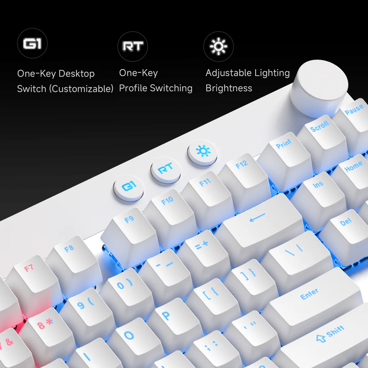 MCHOSE Mix 87 Hall Effect Magnetic Switch Gaming Keyboard
