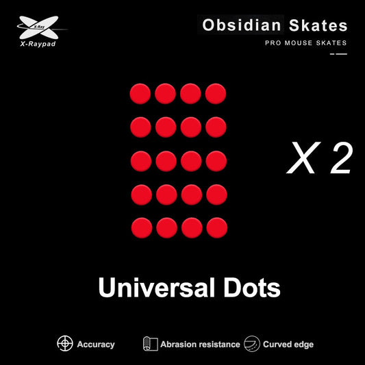 Xraypad Obsidian DIY Mouse Skates – Universal 0.8mm PTFE Dots