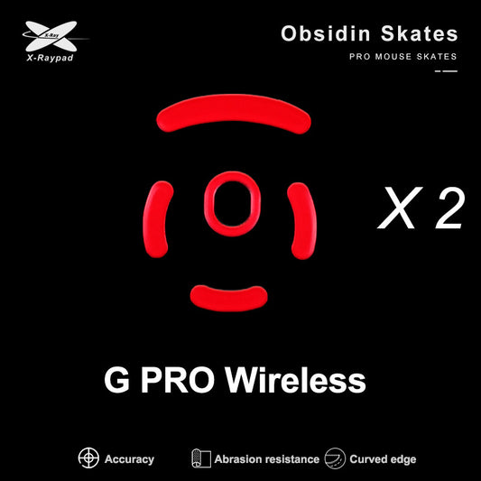 Xraypad Obsidian Skates For Logitech G Pro Wireless