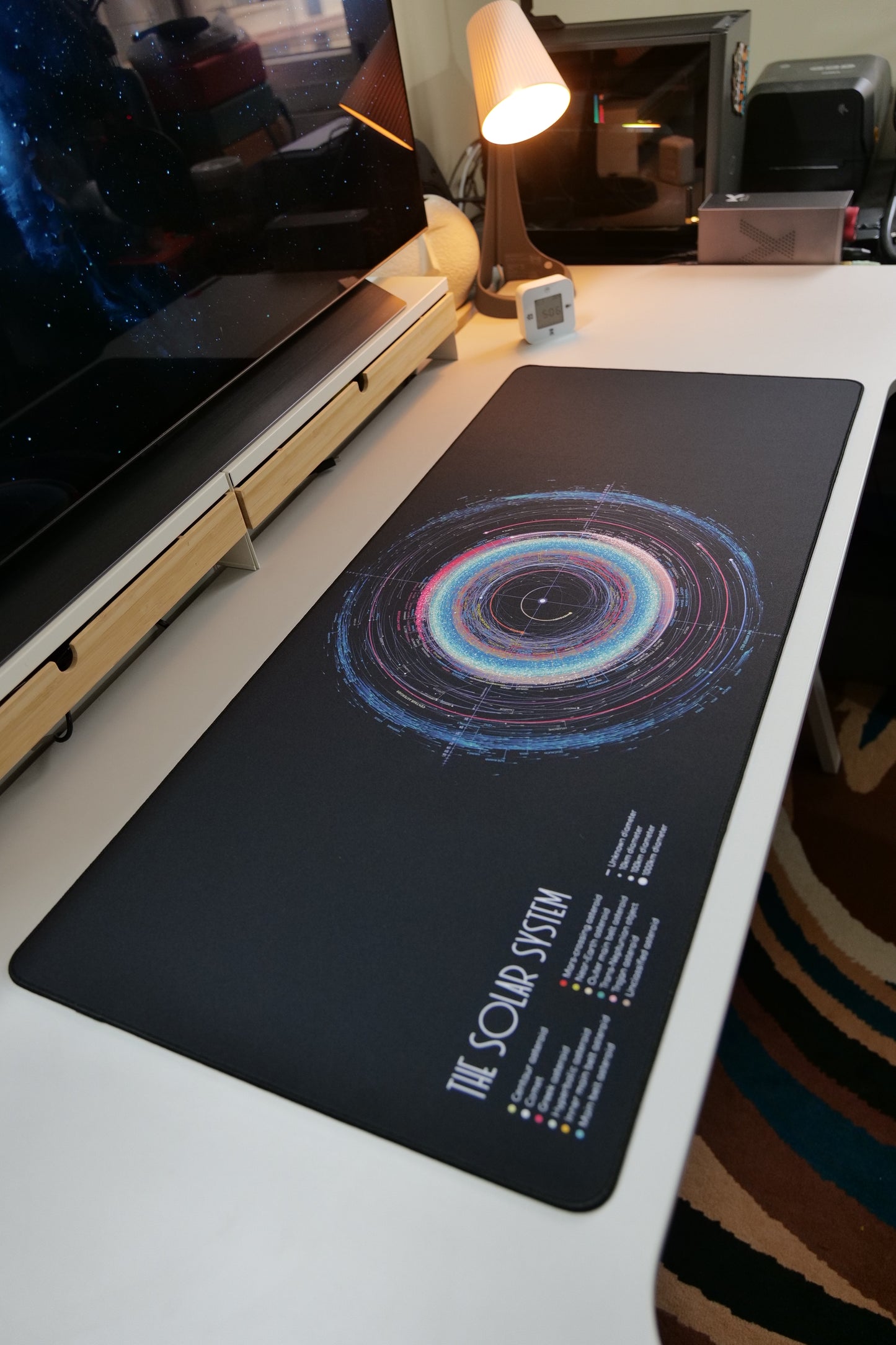 ClickyDuck The Solar System Deskmat/Mousepad