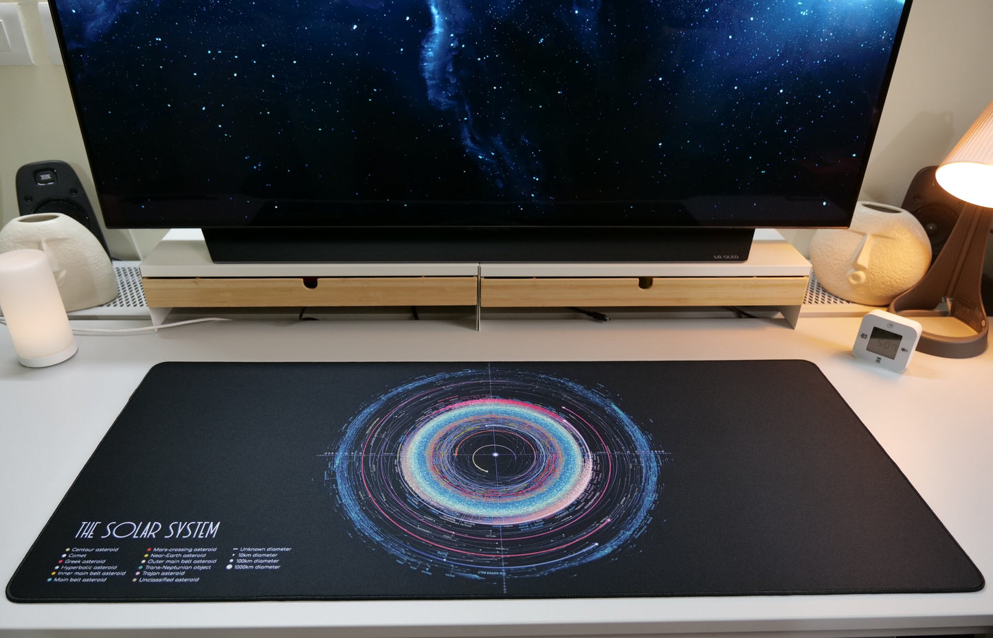 ClickyDuck The Solar System Deskmat/Mousepad