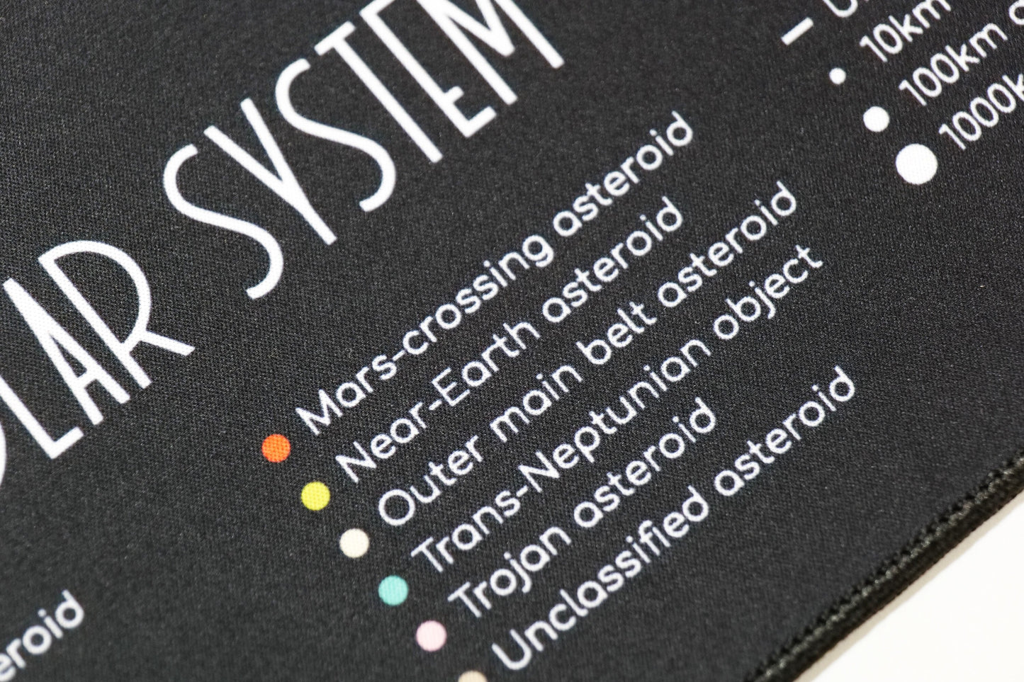 ClickyDuck The Solar System Deskmat/Mousepad