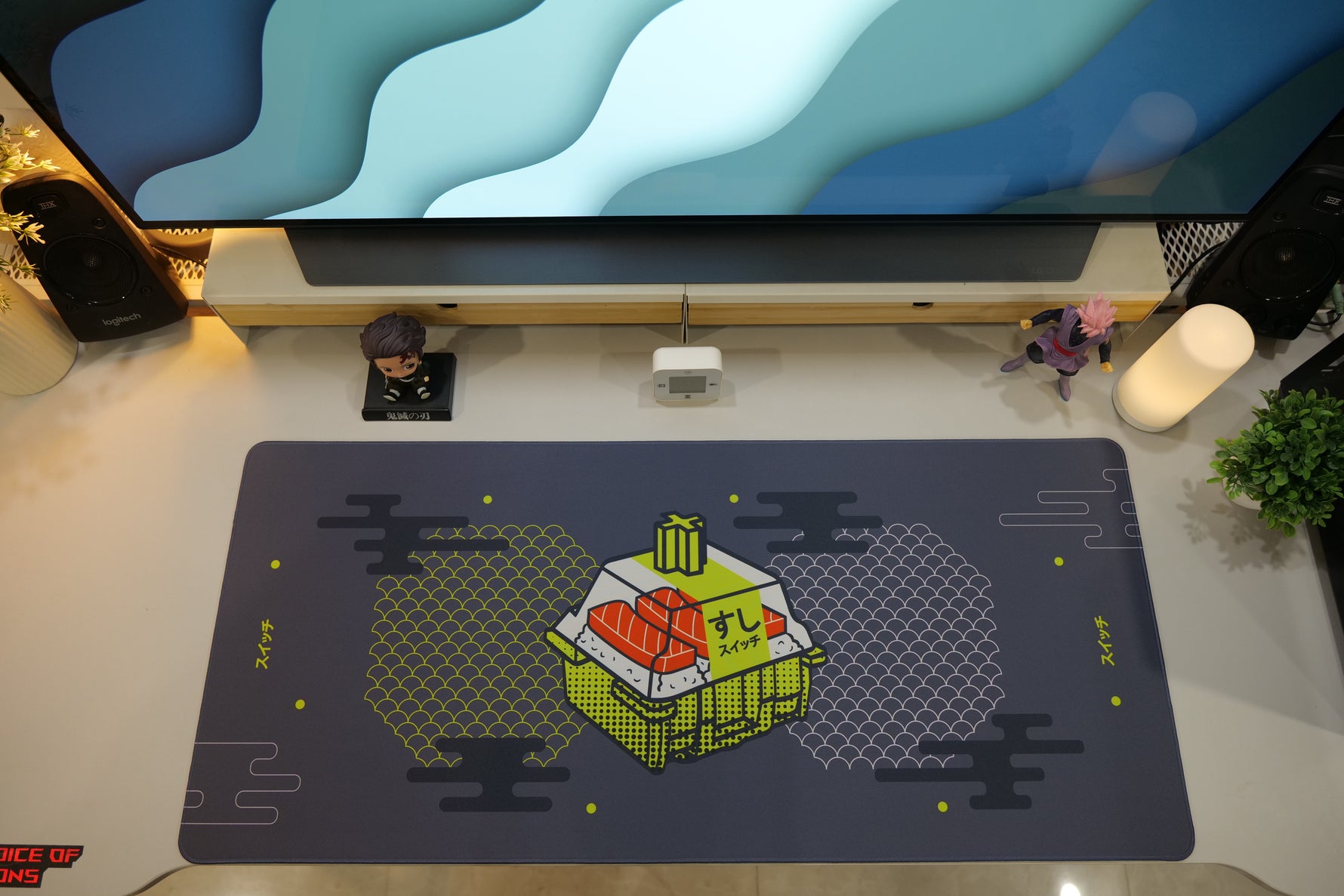 ClickyDuck Sushi Switch Deskmat/Mousepad