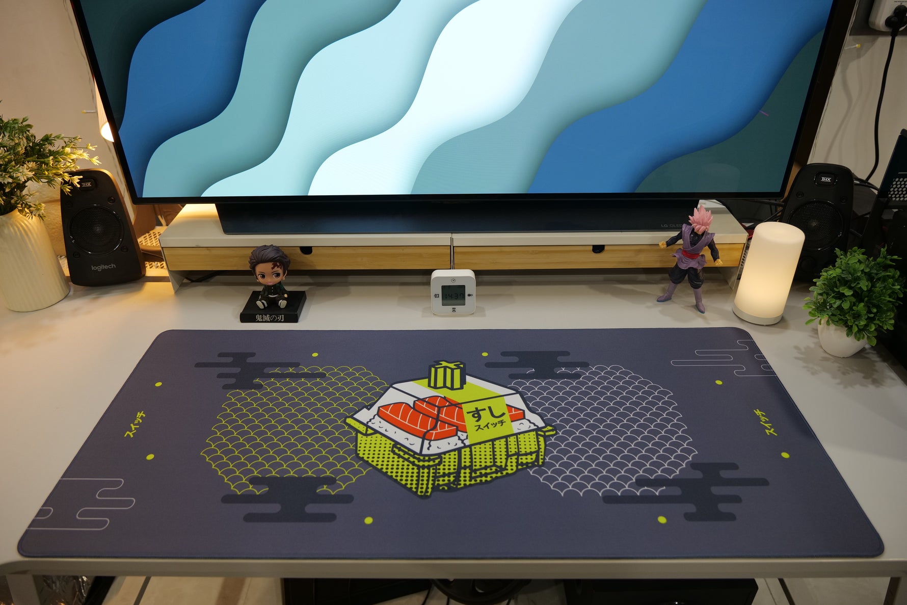 ClickyDuck Sushi Switch Deskmat/Mousepad
