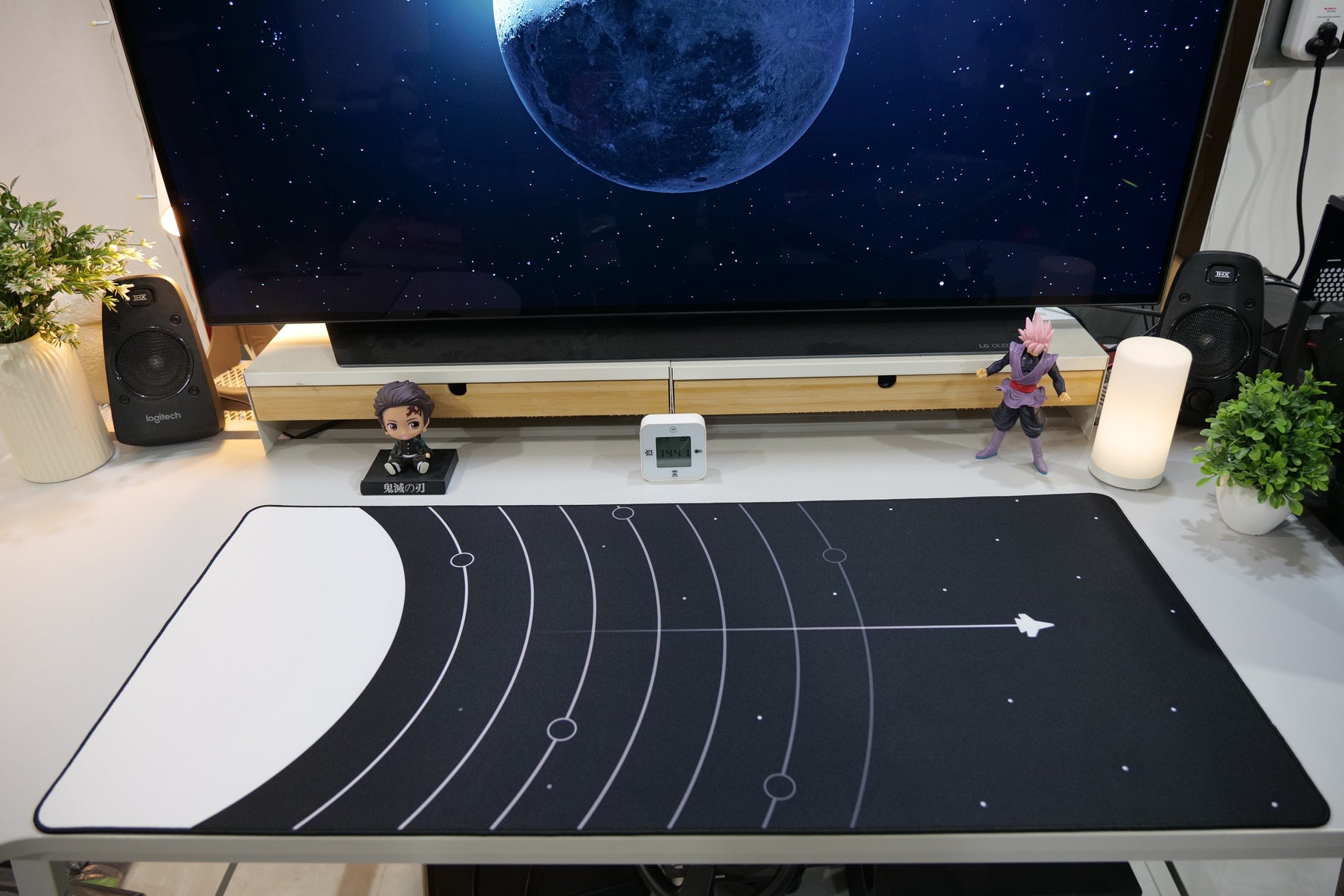 ClickyDuck Astro Rocket Deskmat/Mousepad