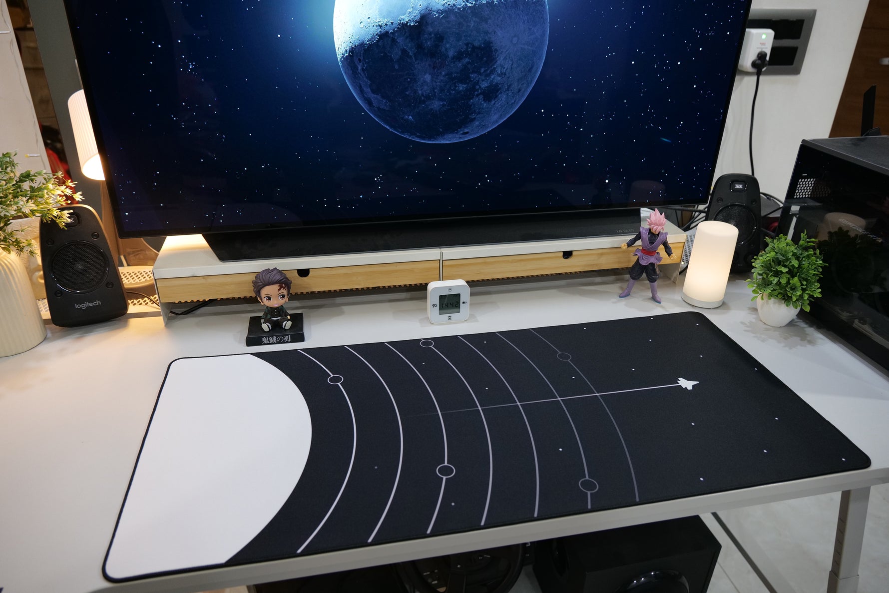 ClickyDuck Astro Rocket Deskmat/Mousepad