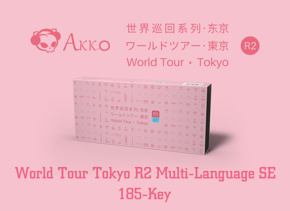 Akko World Tour Tokyo R2 SE Japanese (Cherry 185-Key)